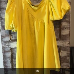 Boohoo Sunny Yellow Dress